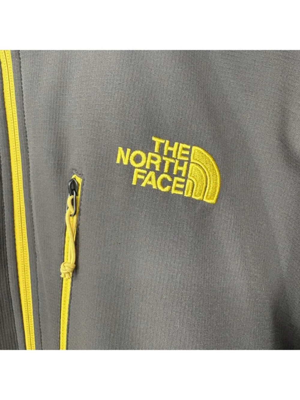 The North Face Men's Apex Elevation Jacket XL Yellow Gray Ski Primaloft Hooded